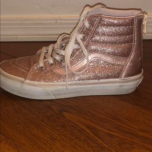 Girls Glitter Vans